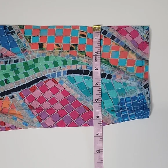 New Soft Surroundings multicolor Marvelous Mosaic topper/cover up women's PL/XL - Picture 11 of 12